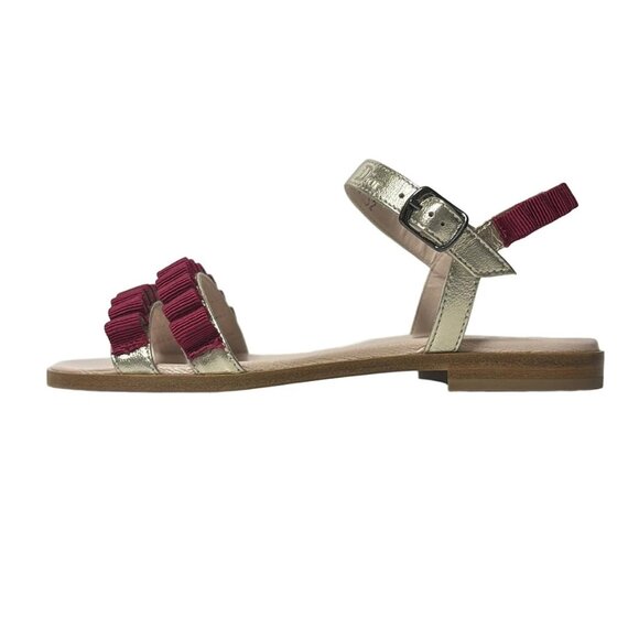 DIOR/ChristianDior - Silver Pink Leather Chemical Fiber Sandals 325-060925